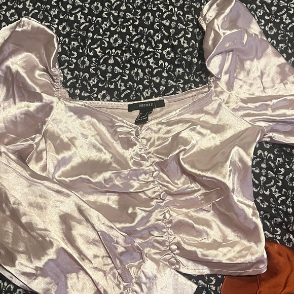 Missguided Rust Ruffle Front Top - Picture 3 of 4